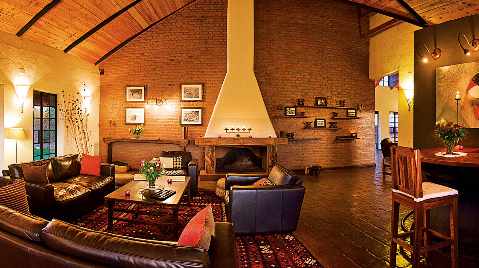 Bashay Rift Lodge - Warme Atmosphäre
